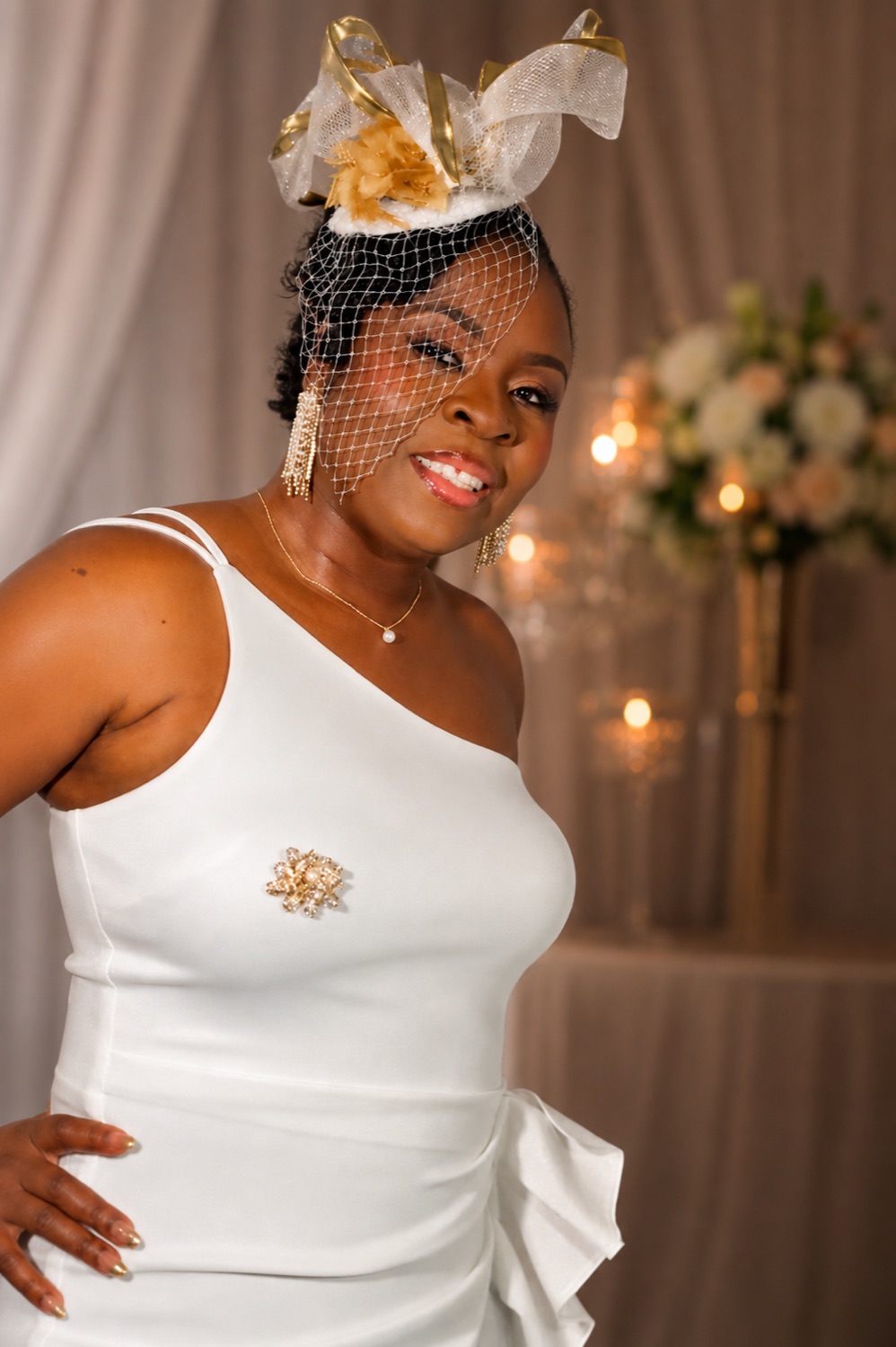 Bridal and event glam transformation by Glam by Cella